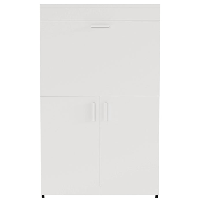 Mobile Asse da Stiro a Scomparsa Salvaspazio Richiudibile Bianco 55x38x90.5 cm