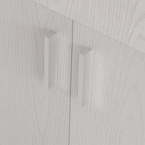 Mobile Asse da Stiro a Scomparsa Salvaspazio Bianco Frassinato 55x38x90.5 cm