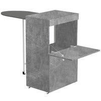 Mobile Asse da Stiro a Scomparsa Salvaspazio Richiudibile Cemento 55x38x90.5 cm