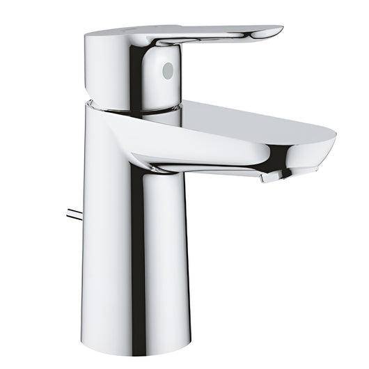 GROHE BauEdge Miscelatore Monocomando per Lavabo, Ottone Cromato, Leva Metallica