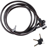 BLACK+DECKER Lucchetto a Cavo per Bicicletta Moto e Scooter Lunghezza 240 cm