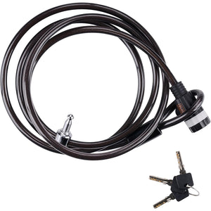BLACK+DECKER Lucchetto a Cavo per Bicicletta Moto e Scooter Lunghezza 240 cm