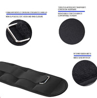 Kit 2 Pesi Allenamento Fitness 3KG Regolabili per Polsi e Caviglie Nero