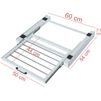 Supporto Universale Lavatrice e Asciugatrice con Stendino Estraibile -100KG