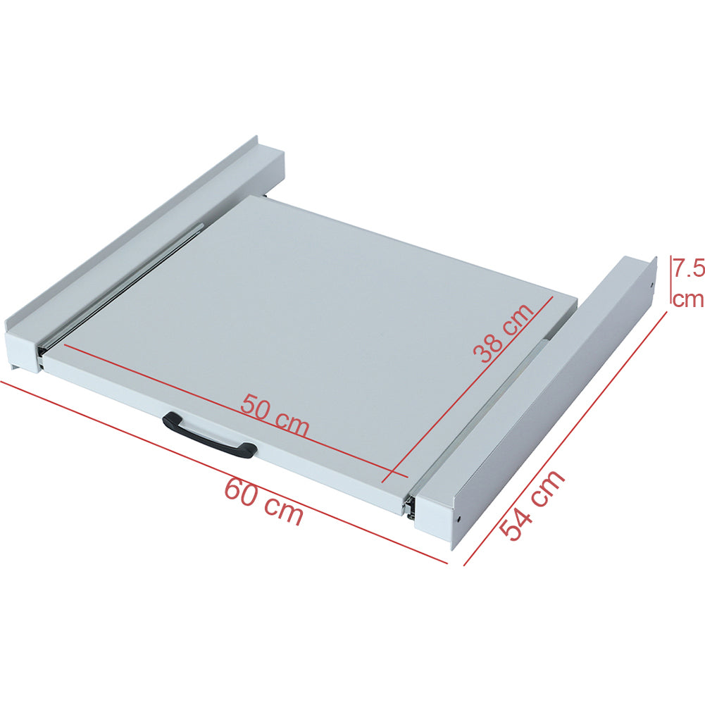 Supporto Universale Lavatrice e Asciugatrice con Ripiano Estraibile - 100 KG