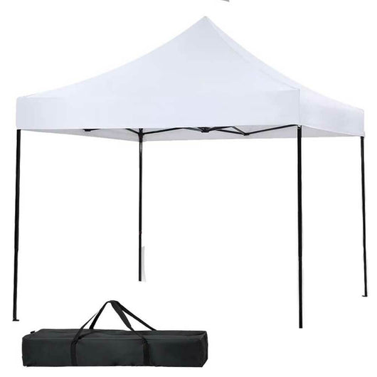 Gazebo 3x3 Pieghevole Impermeabile Richiudibile a Fisarmonica Professionale Bianco