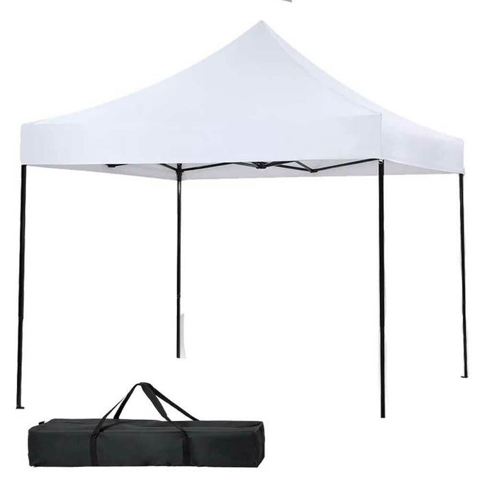 Gazebo 3x3 Pieghevole Impermeabile Richiudibile a Fisarmonica Professionale Bianco
