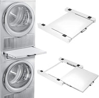 Supporto Universale Lavatrice e Asciugatrice con Ripiano Estraibile - 100 KG