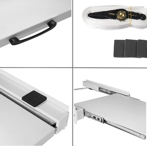 Supporto Universale Lavatrice e Asciugatrice con Ripiano Estraibile - 100 KG