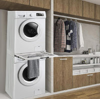 Supporto Universale Lavatrice e Asciugatrice con Stendino Estraibile -100KG
