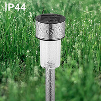 10 x Lampade da Giardino ricarica solare Paletti Solari Moderni LED Luce Bianca