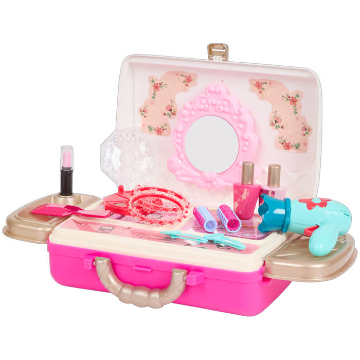 Valigetta Makeup Giocattolo Valigia per Trucchi Gioco Idea Regalo 18 Pezzi