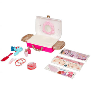 Valigetta Makeup Giocattolo Valigia per Trucchi Gioco Idea Regalo 18 Pezzi