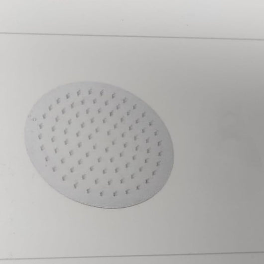 IMPALLI Soffione Doccia Grande Tondo In Acciaio Soffione Per Doccia Finitura Cromata Soffione Doccia Anticalcare Facile Installazione (20 CM)