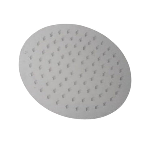 IMPALLI Soffione Doccia Grande Tondo In Acciaio Soffione Per Doccia Finitura Cromata Soffione Doccia Anticalcare Facile Installazione (25 CM)