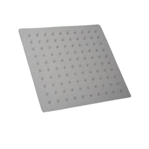 IMPALLI Soffione Doccia Grande Quadrato In Acciaio Finitura Cromata Soffione Doccia Anticalcare Facile Installazione (25X25 CM)