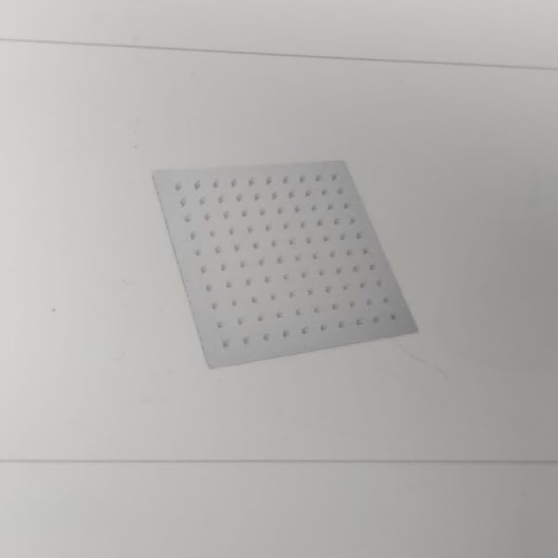 IMPALLI Soffione Doccia Grande Quadrato In Acciaio Finitura Cromata Soffione Doccia Anticalcare Facile Installazione (30X30 CM)