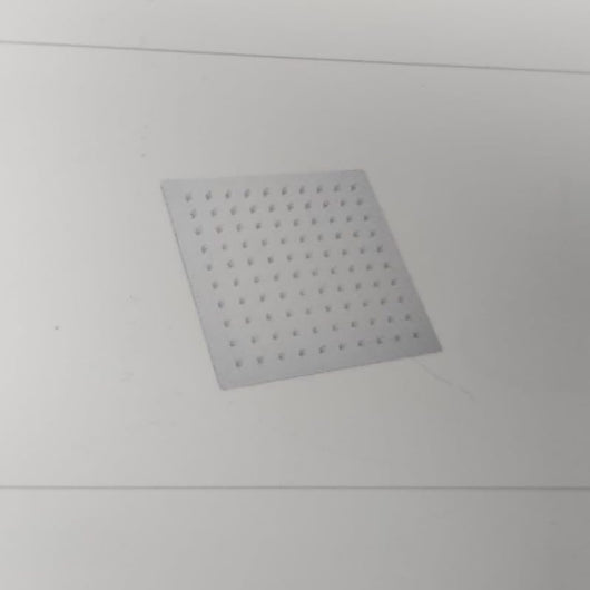 IMPALLI Soffione Doccia Grande Quadrato In Acciaio Finitura Cromata Soffione Doccia Anticalcare Facile Installazione (30X30 CM)