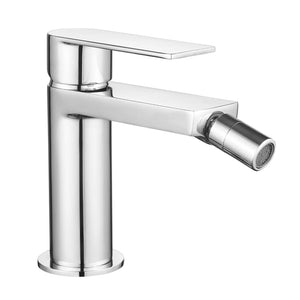 IMPALLI Miscelatore Bidet Bagno Con Piletta Click Clack Troppo Pieno E Flessibili Inclusi Rubinetto Bidet Finitura Cromata Rubinetto Bagno Miscelatore Serie 18