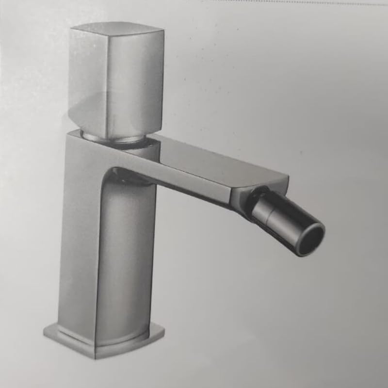 IMPALLI Miscelatore Bidet Bagno Con Maniglia Rubinetto Bidet Con Piletta Click Clack 1'' 1/4 Flessibili E Troppo Pieno Inclusi Rubinetto Per Bidet Finitura Cromata
