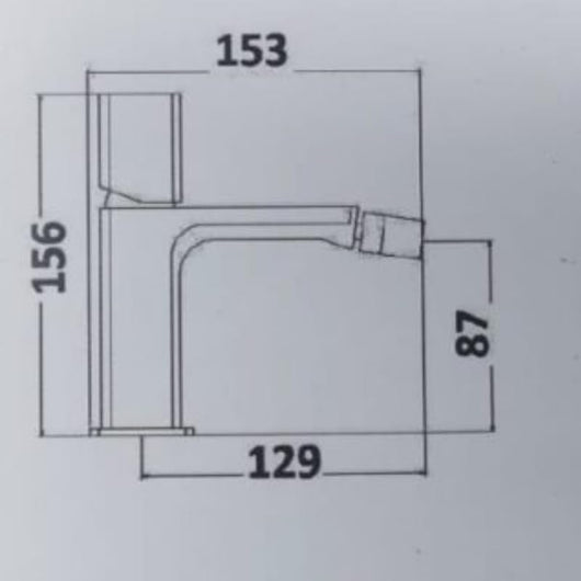 IMPALLI Miscelatore Bidet Bagno Con Maniglia Rubinetto Bidet Con Piletta Click Clack 1'' 1/4 Flessibili E Troppo Pieno Inclusi Rubinetto Per Bidet Finitura Cromata