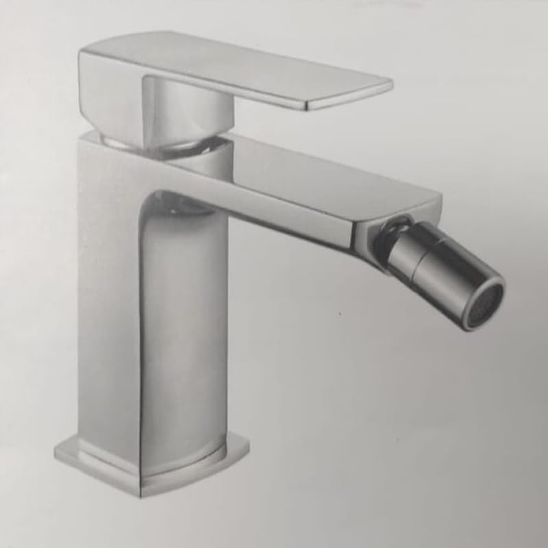 IMPALLI Miscelatore Bidet Bagno Con Leva Rubinetto Bidet Con Piletta Click Clack 1'' 1/4 Flessibili E Troppo Pieno Inclusi Rubinetto Per Bidet Finitura Cromata
