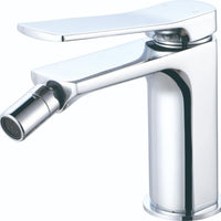 IMPALLI Miscelatore Bidet Bagno Con Leva Rubinetto Bidet Con Piletta Pop Up 1'' 1/4 E Flessibili Inclusi Rubinetto Per Bidet Finitura Cromo Serie LM