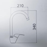 IMPALLI Miscelatore Cucina Canna A Ponte Girevole Completo Di Flessibili Rubinetto Lavello Cucina Con Leva Monocomando Laterale Miscelatore Lavello Cucina Serie Alice