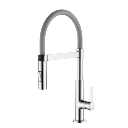 IMPALLI Miscelatore Cucina A Canna Flessibile In Silicone Rubinetto Lavello Cucina Flessibile Con Attacco A Forcella Magnetico Rubinetto Cucina Soffione A 2 Getti Finitura Cromo