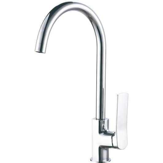 IMPALLI Miscelatore Cucina Canna Alta Girevole Rubinetto Lavello Cucina Finitura Cromo Rubinetto Cucina Completo Di Flessibili Miscelatore Lavello Cucina Serie LM