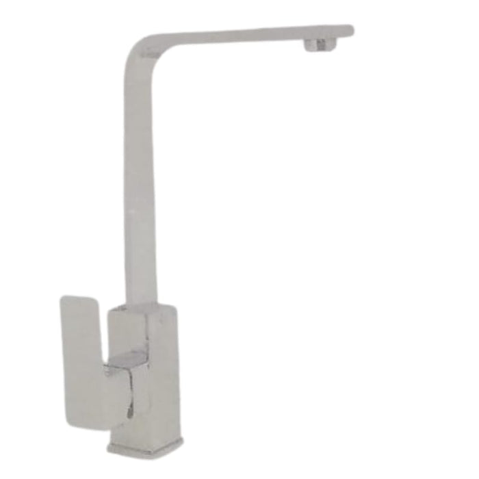 IMPALLI Miscelatore Cucina Canna Alta Piatta Rubinetto Lavello Cucina Completo Di Flessibili Per Miscelatori Rubinetto Cucina Facile Installazione Miscelatore Lavello Cucina Serie NX (CROMATO)