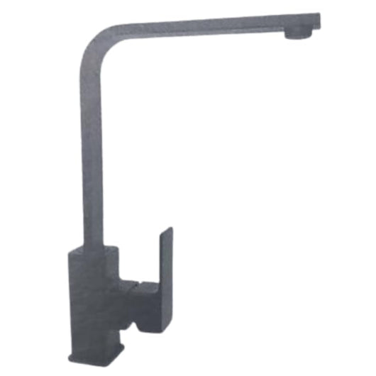 IMPALLI Miscelatore Cucina Canna Alta Piatta Rubinetto Lavello Cucina Completo Di Flessibili Per Miscelatori Rubinetto Cucina Facile Installazione Miscelatore Lavello Cucina Serie NX (NERO OPACO)