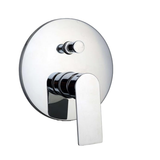 IMPALLI Miscelatore Doccia A Incasso Due Vie Con Deviatore Doccia Miscelatore Per Doccia Finitura Cromo Miscelatore Da Doccia Serie 18 Piastra Rotonda