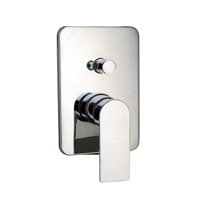 IMPALLI Miscelatore Doccia A Incasso Due Vie Con Deviatore Doccia Miscelatore Per Doccia Finitura Cromo Miscelatore Da Doccia Serie 18 Piastra Quadrata