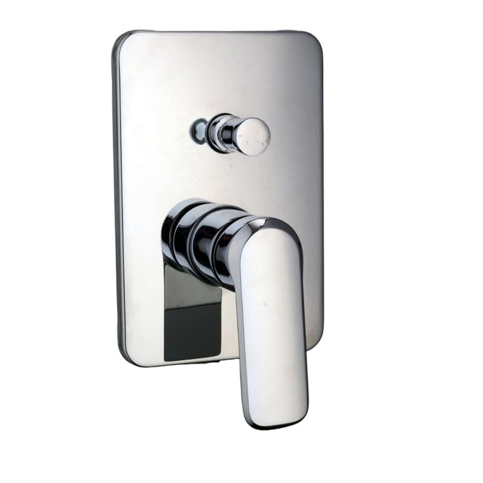 IMPALLI Miscelatore Doccia A Incasso Due Vie Con Deviatore Doccia Miscelatore Per Doccia Piastra Quadrata Finitura Cromata Miscelatore Da Doccia Serie HH