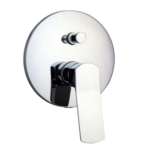 IMPALLI Miscelatore Doccia A Incasso Miscelatore Per Doccia Piastra Rotonda Finitura Cromata Miscelatore Da Doccia Due Vie Serie LM