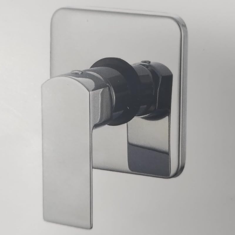 IMPALLI Miscelatore Doccia A incasso Una Via Miscelatore Per Doccia Piastra Quadrata Miscelatore Da Doccia Finitura Cromata Serie 21/23