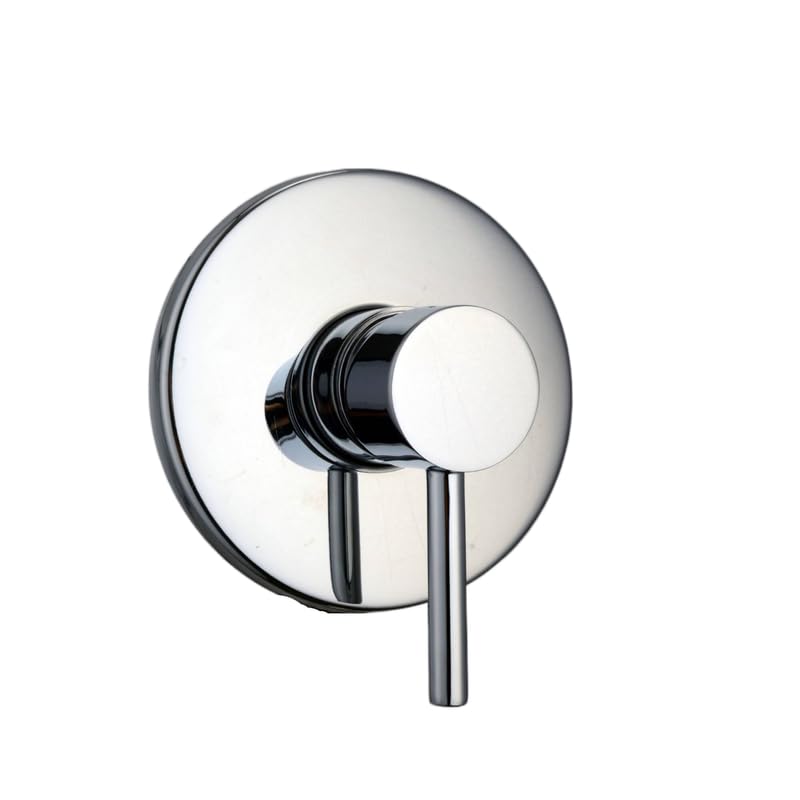 IMPALLI Miscelatore Doccia A Incasso Miscelatore Per Doccia Una Via Miscelatore A Muro Piastra Tonda Serie MM (CROMO)