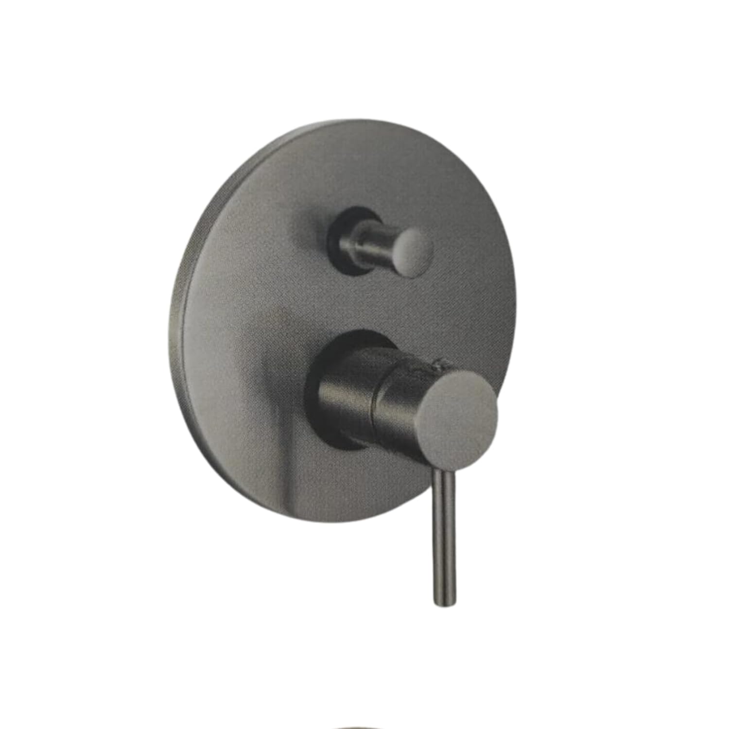 IMPALLI Miscelatore Doccia A Incasso Miscelatore Per Doccia Una Via Miscelatore A Muro Piastra Tonda Serie MM (NICHEL SPAZZOLATO)