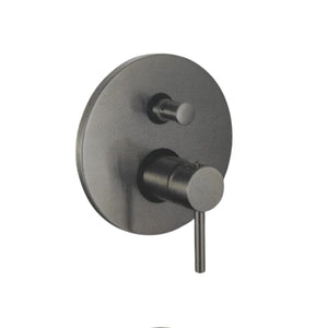 IMPALLI Miscelatore Doccia A Incasso Miscelatore Per Doccia Una Via Miscelatore A Muro Piastra Tonda Serie MM (NICHEL SPAZZOLATO)