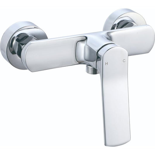 IMPALLI Miscelatore Doccia Esterno Finitura Cromata Miscelatore Per Doccia Completo Di Kit Doccia Flessibile E Doccetta Miscelatore Da Doccia Serie LM