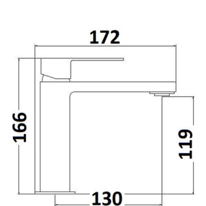 IMPALLI Miscelatore Lavabo Bagno Finitura Cromo Rubinetto Bagno Lavabo Completo Di Piletta Click Clack 1'' 1/4 E Troppo Pieno Miscelatore Bagno Lavabo Serie 18