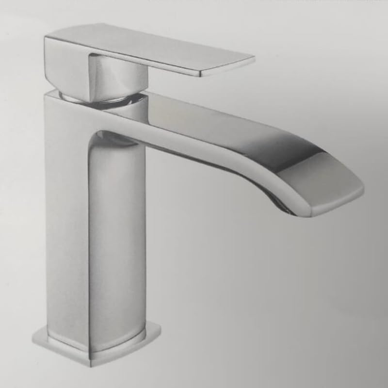 IMPALLI Miscelatore Lavabo Bagno Con Leva Rubinetto Bagno Lavabo Finitura Cromo Con Piletta Click Clack 1'' 1/4 Con Troppo Pieno E Flessibili Inclusi Rubinetto Lavandino Bagno Serie 21/23