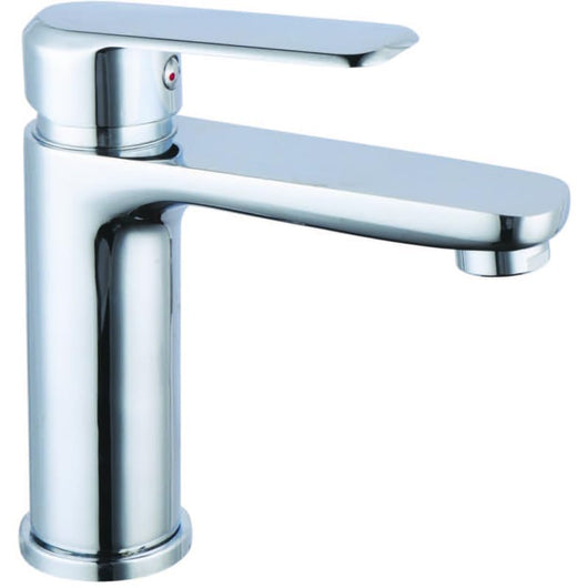 IMPALLI Miscelatore Lavabo Bagno Completo Di Piletta Pop Up1'' 1/4 E Flessibili Rubinetto Bagno Lavabo 150X150 Mm Miscelatore Bagno Lavabo Serie HH (CROMO)