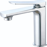 IMPALLI Miscelatore Lavabo Bagno Completo Di Piletta Pop Up 1'' 1/4 E Flessibili Rubinetto Bagno Lavabo Finitura Cromata Serie LM