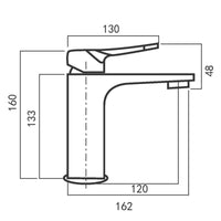 IMPALLI Miscelatore Lavabo Bagno Completo Di Piletta Pop Up 1'' 1/4 E Flessibili Rubinetto Bagno Lavabo Finitura Cromata Serie LM