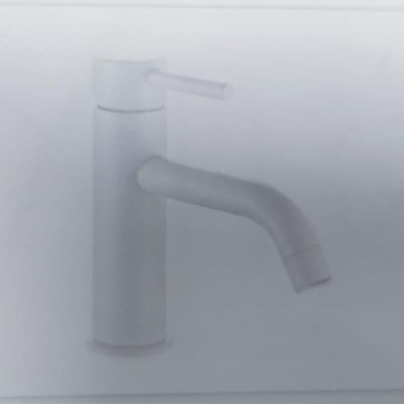IMPALLI Rubinetto Bagno Lavabo Serie MM Miscelatore Lavabo Bagno Elegante Miscelatore Bagno Lavabo Serie Mm Con Piletta Click Clack 1'' 1/4 Inclusa (BIANCO OPACO)