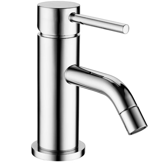 IMPALLI Rubinetto Bagno Lavabo Serie MM Miscelatore Lavabo Bagno Elegante Miscelatore Bagno Lavabo Serie Mm Con Piletta Click Clack 1'' 1/4 Inclusa (CROMO)