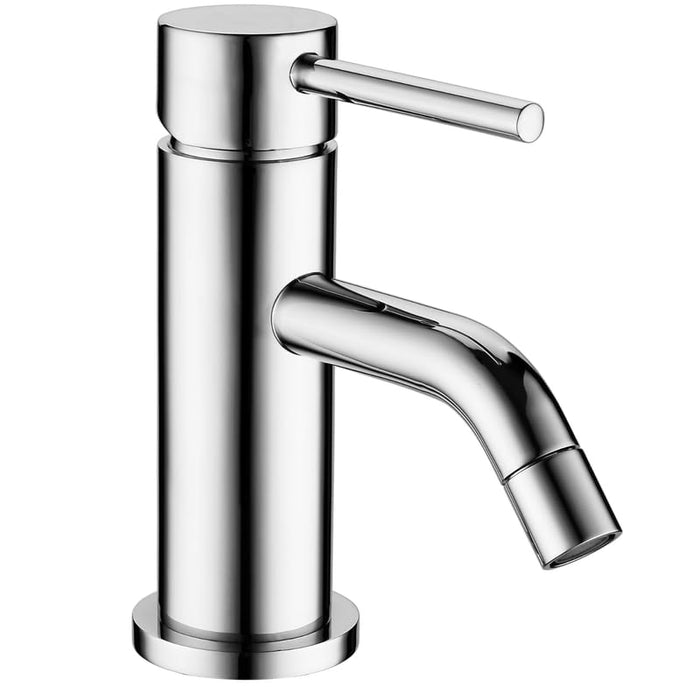 IMPALLI Rubinetto Bagno Lavabo Serie MM Miscelatore Lavabo Bagno Elegante Miscelatore Bagno Lavabo Serie Mm Con Piletta Click Clack 1'' 1/4 Inclusa (CROMO)