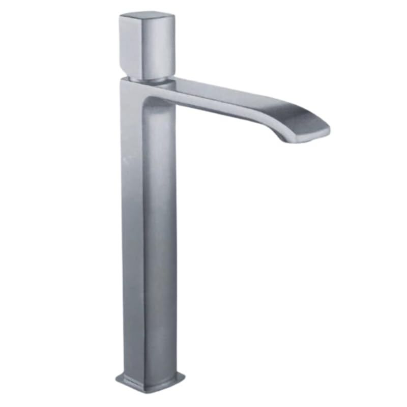 IMPALLI Miscelatore Lavabo Bagno Alto Con Maniglia Rubinetto Bagno Lavabo Finitura Cromo Con Piletta Click Clack 1'' 1/4 Con Troppo Pieno E Flessibili Inclusi Rubinetto Lavandino Bagno Serie 21/23